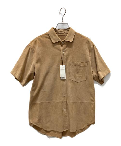 DENIM（デニム）DENIM (デニム) ラムレザーシャツ ベージュ サイズ:S 未使用品の古着・服飾アイテム