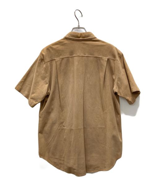 DENIM（デニム）DENIM (デニム) ラムレザーシャツ ベージュ サイズ:S 未使用品の古着・服飾アイテム