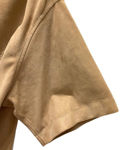 DENIM（デニム）DENIM (デニム) ラムレザーシャツ ベージュ サイズ:S 未使用品の古着・服飾アイテム