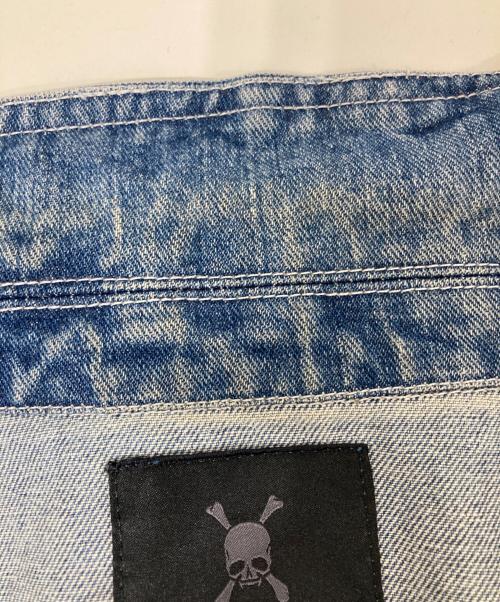 RatRoen（ラットロエン）RatRoen (ラットロエン) スカル デニムジャケット インディゴ サイズ:LLの古着・服飾アイテム