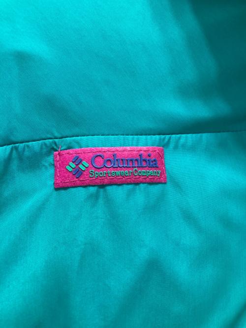Columbia（コロンビア）Columbia (コロンビア) 90sリバーシブルダウンジャケット グリーン サイズ:XLの古着・服飾アイテム