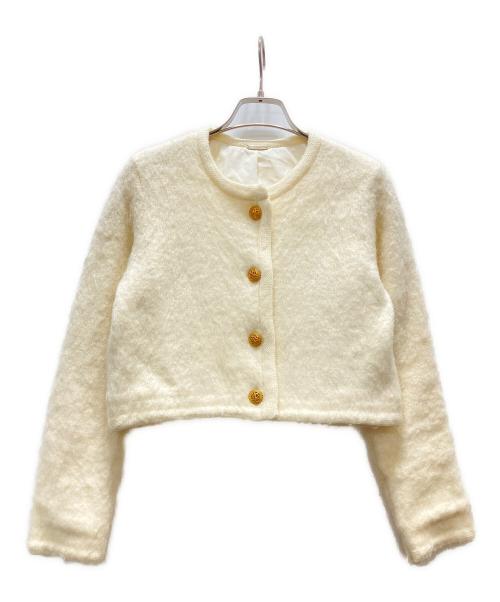 Snidel（スナイデル）Snidel (スナイデル) モヘアニットジャケット ベージュ サイズ:Fの古着・服飾アイテム