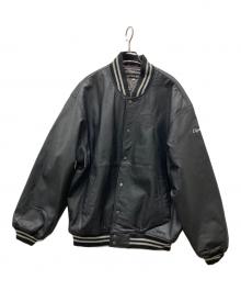 CLUB MALT'S（クラブモルツ）の古着「レザースタジャン」｜ブラック