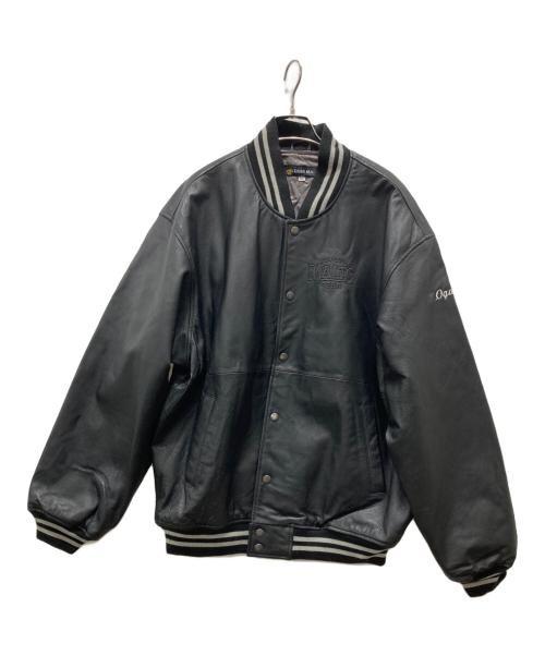 CLUB MALT'S（クラブモルツ）CLUB MALT'S (クラブモルツ) レザースタジャン ブラック サイズ:LLの古着・服飾アイテム