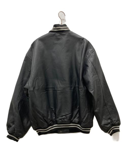 CLUB MALT'S（クラブモルツ）CLUB MALT'S (クラブモルツ) レザースタジャン ブラック サイズ:LLの古着・服飾アイテム