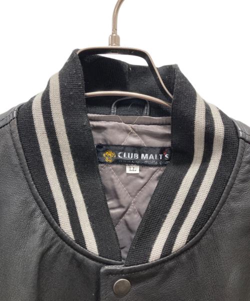 CLUB MALT'S（クラブモルツ）CLUB MALT'S (クラブモルツ) レザースタジャン ブラック サイズ:LLの古着・服飾アイテム