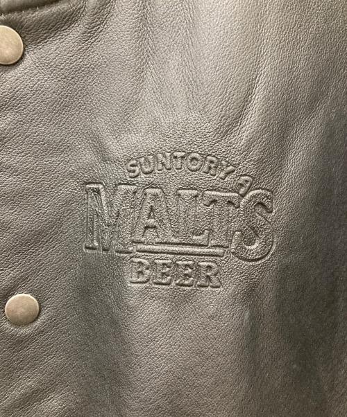 CLUB MALT'S（クラブモルツ）CLUB MALT'S (クラブモルツ) レザースタジャン ブラック サイズ:LLの古着・服飾アイテム