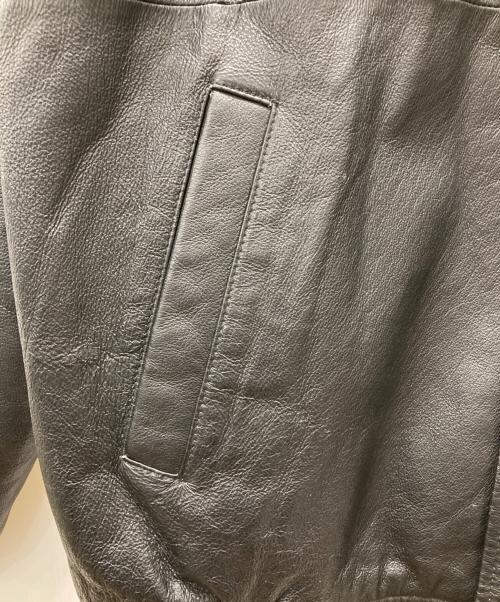 CLUB MALT'S（クラブモルツ）CLUB MALT'S (クラブモルツ) レザースタジャン ブラック サイズ:LLの古着・服飾アイテム