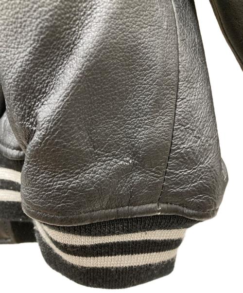 CLUB MALT'S（クラブモルツ）CLUB MALT'S (クラブモルツ) レザースタジャン ブラック サイズ:LLの古着・服飾アイテム