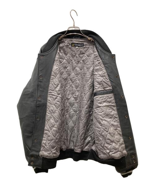 CLUB MALT'S（クラブモルツ）CLUB MALT'S (クラブモルツ) レザースタジャン ブラック サイズ:LLの古着・服飾アイテム