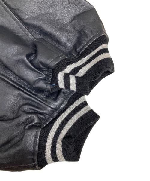 CLUB MALT'S（クラブモルツ）CLUB MALT'S (クラブモルツ) レザースタジャン ブラック サイズ:LLの古着・服飾アイテム