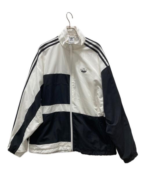 adidas（アディダス）adidas (アディダス) Asymm Track Jacket ホワイト サイズ:Lの古着・服飾アイテム