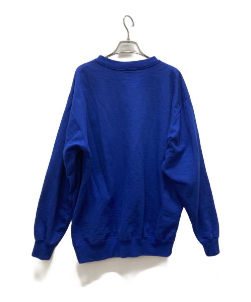 Timberland（ティンバーランド）Timberland (ティンバーランド) 90s刺繍ロゴスウェット ブルー サイズ:Mの古着・服飾アイテム