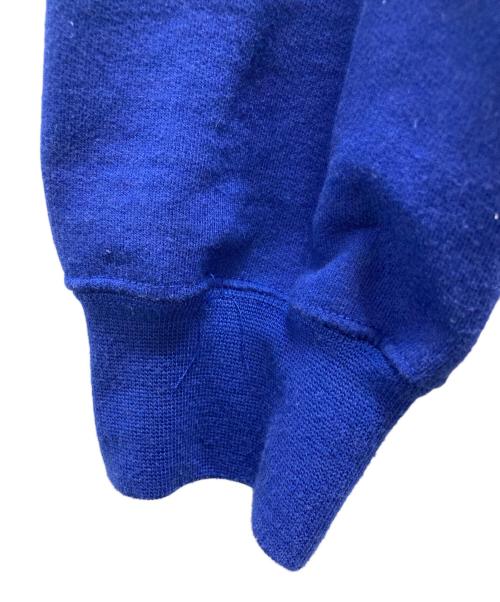 Timberland（ティンバーランド）Timberland (ティンバーランド) 90s刺繍ロゴスウェット ブルー サイズ:Mの古着・服飾アイテム