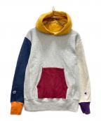 Champion REVERSE WEAVE×BEAMS BOYチャンピオン リバース ウィーブ×ビームスボーイ）の古着「リバースウィーブパーカー」｜クレージーパターン