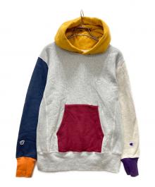 Champion REVERSE WEAVE×BEAMS BOY（チャンピオン リバース ウィーブ×ビームスボーイ）の古着「リバースウィーブパーカー」｜クレージーパターン