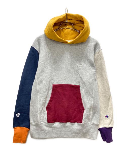 Champion REVERSE WEAVE（チャンピオン リバース ウィーブ）Champion REVERSE WEAVE (チャンピオン リバース ウィーブ) BEAMS BOY (ビームスボーイ) リバースウィーブパーカー クレージーパターン サイズ:Sの古着・服飾アイテム