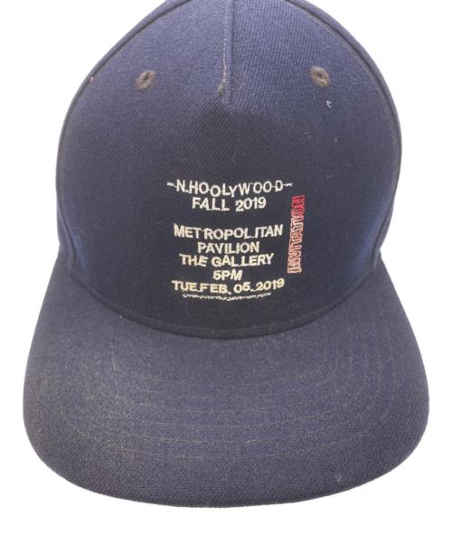 N.HOOLYWOOD（エヌ ハリウッド）N.HOOLYWOOD (エヌ ハリウッド) キャップ ネイビーの古着・服飾アイテム