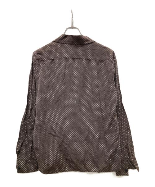 WACKO MARIA（ワコマリア）WACKO MARIA (ワコマリア) ドット柄オープンカラーシャツ ブラウン サイズ:Mの古着・服飾アイテム