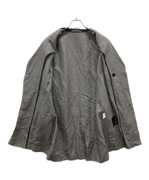 LAD MUSICIAN（ラッドミュージシャン）LAD MUSICIAN (ラッドミュージシャン) リネン混ダブルチェスターコート グレー サイズ:44の古着・服飾アイテム