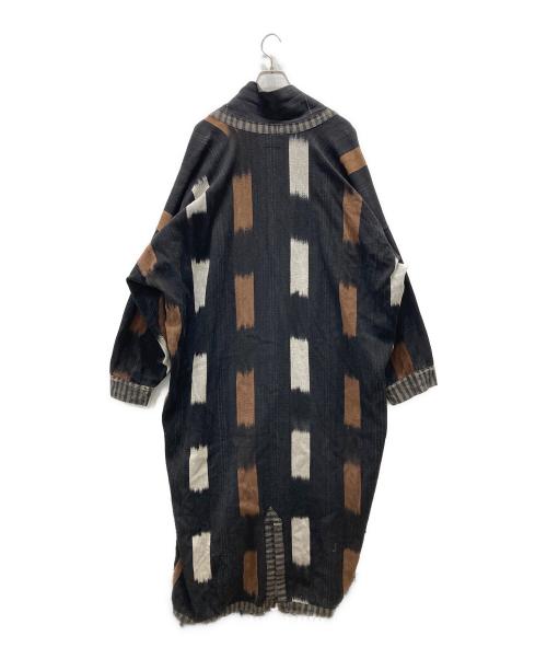 veranda wear（veranda wear）veranda wear (veranda wear) グアテマラアート ローブコート ブラック サイズ:表記無しの古着・服飾アイテム