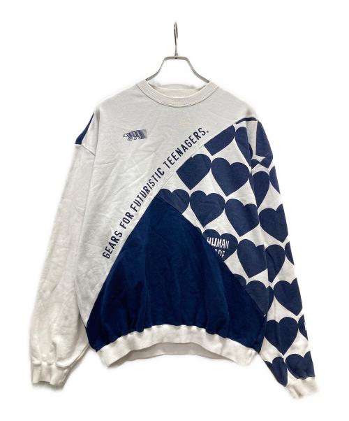 HUMAN MADE（ヒューマンメイド）HUMAN MADE (ヒューマンメイド) クレイジーパターンスウェット ホワイト サイズ:XLの古着・服飾アイテム