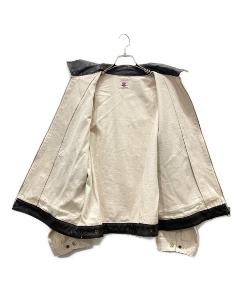 GOOD OLD SHOP（グッドオールドショップ）GOOD OLD SHOP (グッドオールドショップ) ファーマーズジャケット アイボリー サイズ:Lの古着・服飾アイテム
