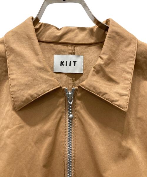 KIIT（キート）KIIT (キート) RUBBER KANOKO ZIP UP SHIRT JKT ブラウン サイズ:3の古着・服飾アイテム