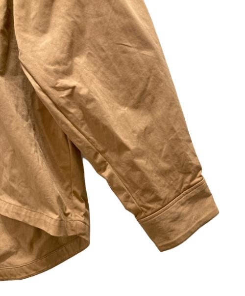 KIIT（キート）KIIT (キート) RUBBER KANOKO ZIP UP SHIRT JKT ブラウン サイズ:3の古着・服飾アイテム