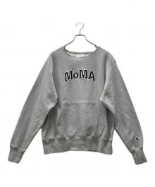 Champion REVERSE WEAVE（チャンピオン リバース ウィーブ）の古着「MoMAリバースウィーブスウェット」｜グレー