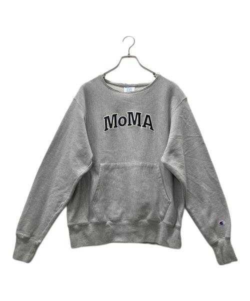 Champion REVERSE WEAVE（チャンピオン リバース ウィーブ）Champion REVERSE WEAVE (チャンピオン リバース ウィーブ) MoMAリバースウィーブスウェット グレー サイズ:Xlの古着・服飾アイテム