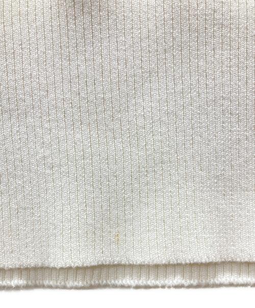 patou（パトゥ）Patou (パトゥ) サマーニット コットンブレンド ジャカードニット ホワイト サイズ:Mの古着・服飾アイテム
