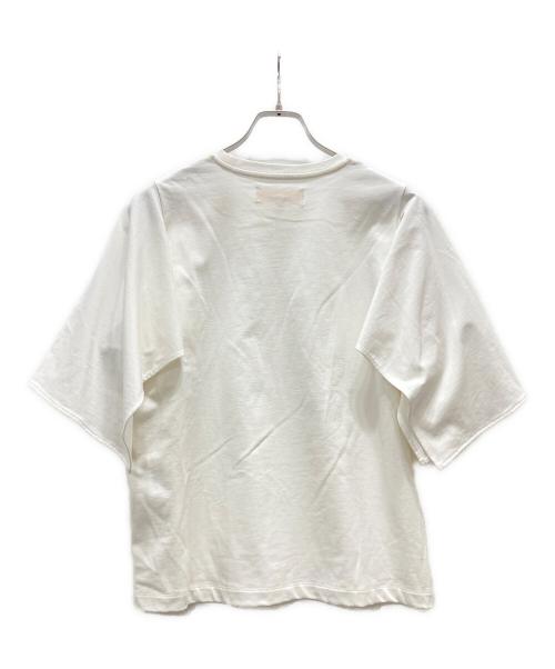 AKIRA NAKA（アキラナカ）AKIRA NAKA (アキラナカ) フリル袖ノースリーブブラウス ホワイト サイズ:3の古着・服飾アイテム