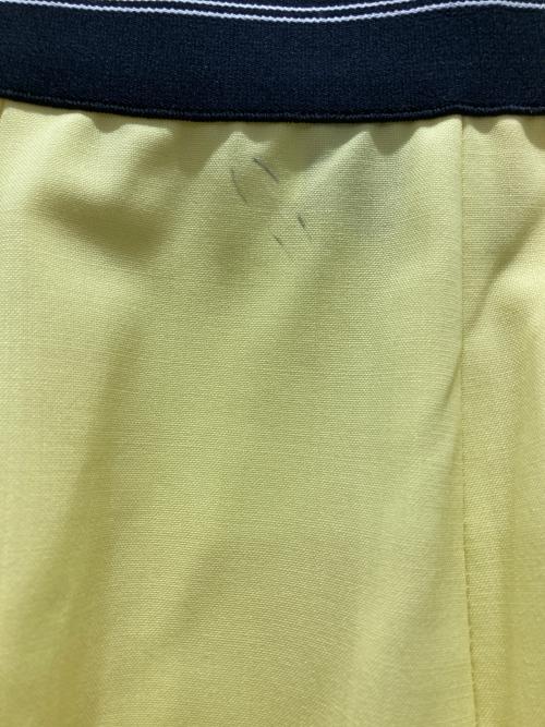 MSGM（エムエスジーエム）MSGM (エムエスジーエム) ウエストロゴテープパンツ イエロー サイズ:Mの古着・服飾アイテム