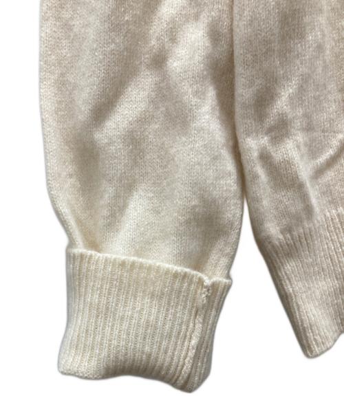 POLO RALPH LAUREN（ポロ・ラルフローレン）POLO RALPH LAUREN (ポロ・ラルフローレン) カシミヤ混ポロニット ベージュ サイズ:Lの古着・服飾アイテム