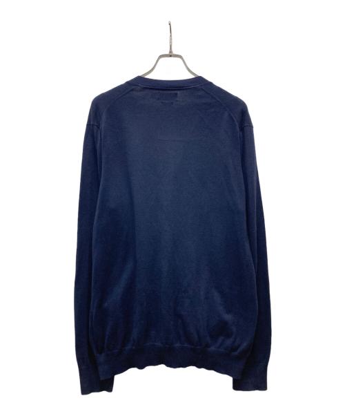 POLO RALPH LAUREN（ポロ・ラルフローレン）POLO RALPH LAUREN (ポロ・ラルフローレン) Vネックカーディガン ネイビー サイズ:Lの古着・服飾アイテム