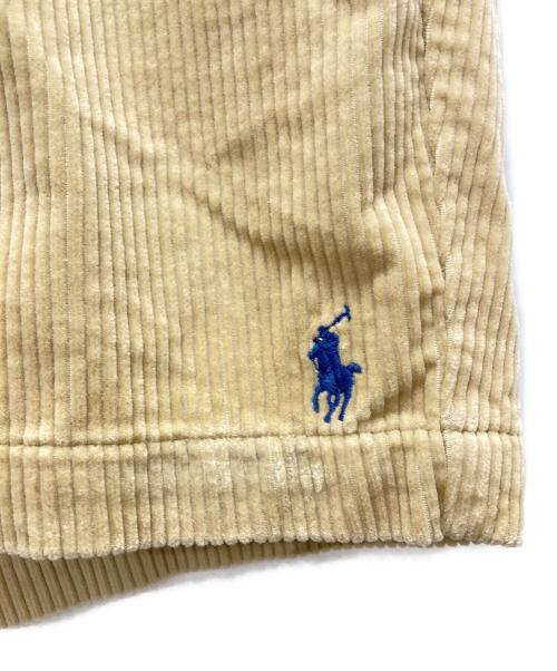 POLO RALPH LAUREN（ポロ・ラルフローレン）POLO RALPH LAUREN (ポロ・ラルフローレン) コーデュロイハーフパンツ ベージュ サイズ:Lの古着・服飾アイテム