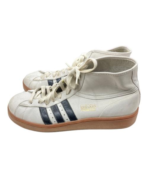 adidas（アディダス）adidas (アディダス) ハイカットスニーカー ベージュ サイズ:25.5の古着・服飾アイテム