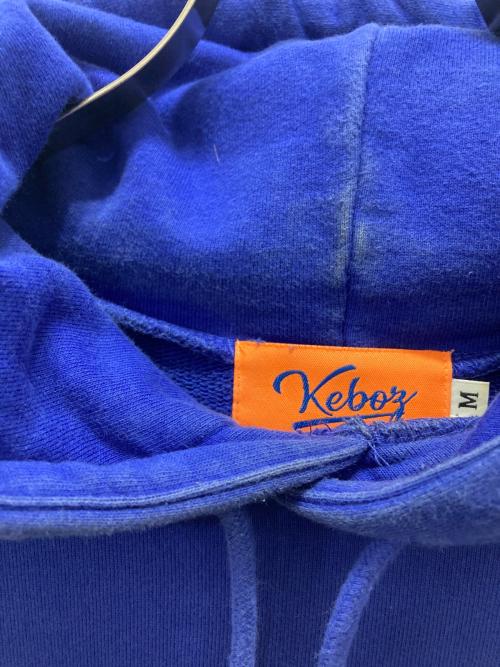 KEBOZ（ケボズ）KEBOZ (ケボズ) プルオーバーパーカー ブルー サイズ:Mの古着・服飾アイテム