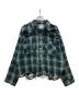 DANKE SCHON（ダンケ シェーン）の古着「STUDS FLANNEL CHECK L/S SHIRTS」｜グリーン