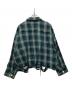 DANKE SCHON (ダンケ シェーン) STUDS FLANNEL CHECK L/S SHIRTS グリーン サイズ:M：8000円