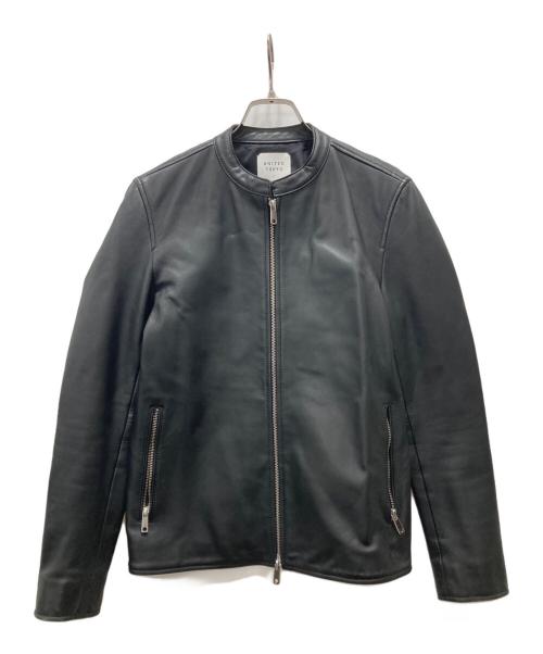 UNITED TOKYO（ユナイテッドトーキョー）UNITED TOKYO (ユナイテッドトーキョー) ラムレザーシングルライダースジャケット ブラック サイズ:1の古着・服飾アイテム