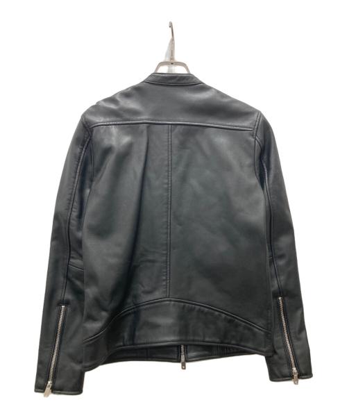 UNITED TOKYO（ユナイテッドトーキョー）UNITED TOKYO (ユナイテッドトーキョー) ラムレザーシングルライダースジャケット ブラック サイズ:1の古着・服飾アイテム