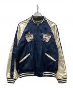 VANQUISHヴァンキッシュ）の古着「リバーシブル 渋谷 スカジャン」｜カーキ×ネイビー