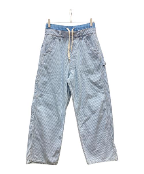 PAY DAY（ペイデイ）PAY DAY (ペイデイ) Spick & Span (スピックアンドスパン) 別注レイヤードヒッコリーパンツ ブルー サイズ:36の古着・服飾アイテム