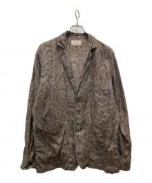 FREEMANS SPORTING CLUB×FRAMeWORK（フリーマンズスポーティングクラブ×フレームワーク）の古着「ペイズリー柄シャツジャケット」｜ブラウン