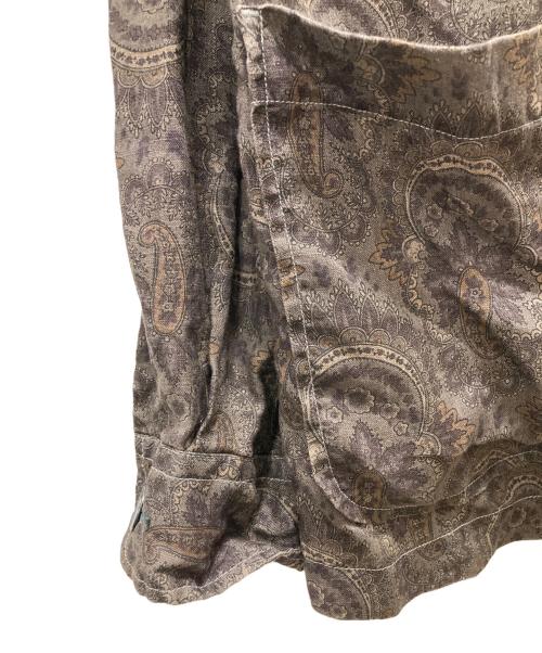 FREEMANS SPORTING CLUB（フリーマンズスポーティングクラブ）FREEMANS SPORTING CLUB (フリーマンズスポーティングクラブ) FRAMeWORK (フレームワーク) ペイズリー柄シャツジャケット ブラウン サイズ:Mの古着・服飾アイテム