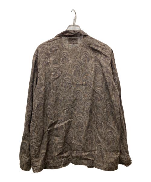 FREEMANS SPORTING CLUB（フリーマンズスポーティングクラブ）FREEMANS SPORTING CLUB (フリーマンズスポーティングクラブ) FRAMeWORK (フレームワーク) ペイズリー柄シャツジャケット ブラウン サイズ:Mの古着・服飾アイテム