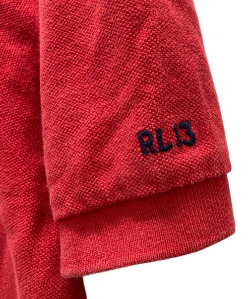 POLO RALPH LAUREN（ポロ・ラルフローレン）POLO RALPH LAUREN (ポロ・ラルフローレン) ポロベアワンポイント ポロシャツ レッド サイズ:Lの古着・服飾アイテム