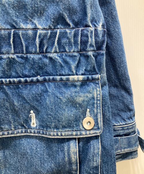 JONES WEAR（ジョーンズウェア）JONES WEAR (ジョーンズウェア) N-3Bタイプデニムコート ブルー サイズ:Mの古着・服飾アイテム